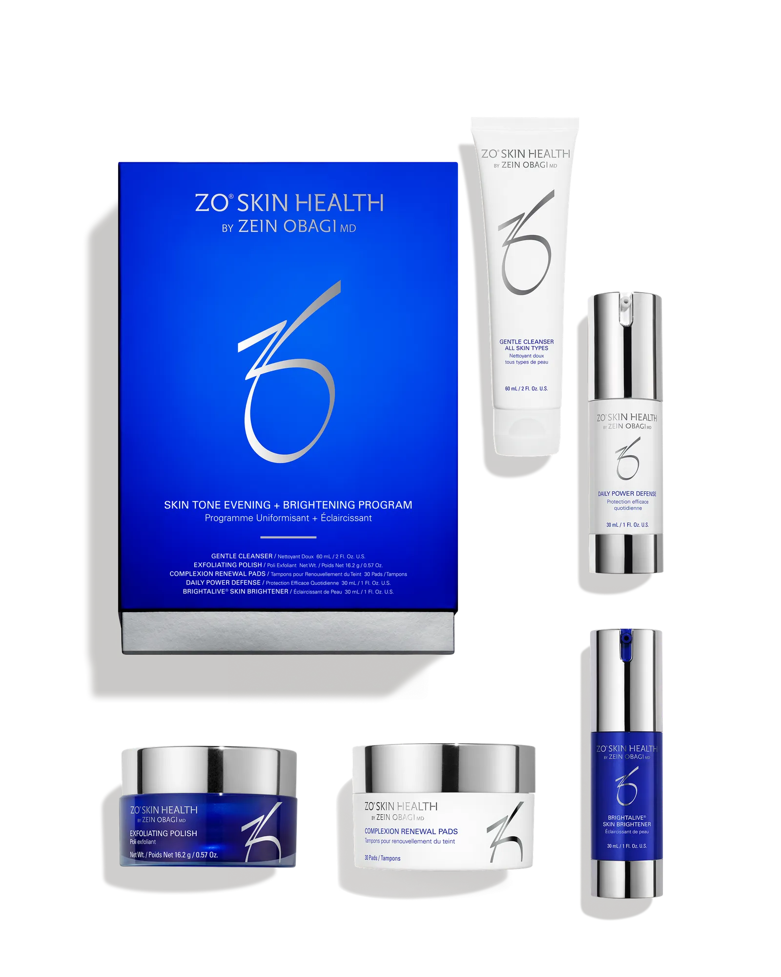 ZO Skin Health Skin Tone Evening + Brightening Program